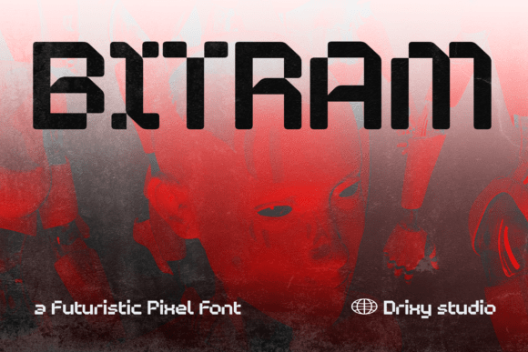 Bitram: The Ultimate Cyberpunk Display Font for Futuristic Design