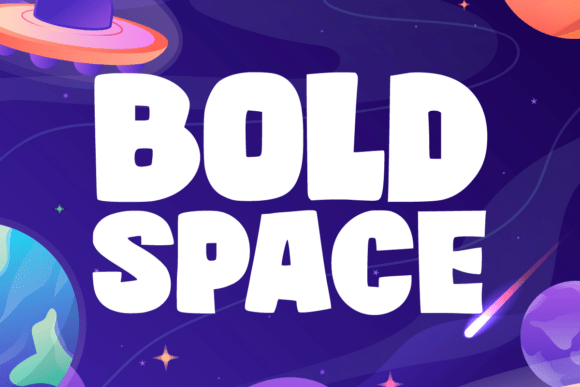 Bold Space: A Friendly Typeface for Creative Projects
