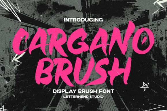 Cargano Brush: Dynamic Typography for Bold Designs