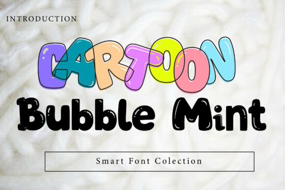 Cartoon Bubble Mint: Your Go-To Font for Playful Design