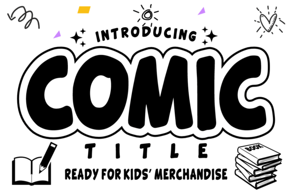 Comic Title: Bold & Fun Kids Display Font 🎨