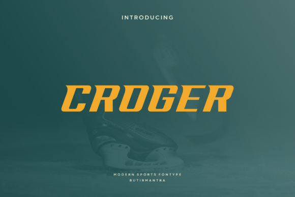 Croger: The Dynamic Display Font for High-Speed Design