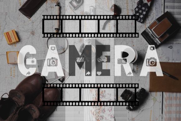 Discover Camera: A Bold Display Font for Modern Design