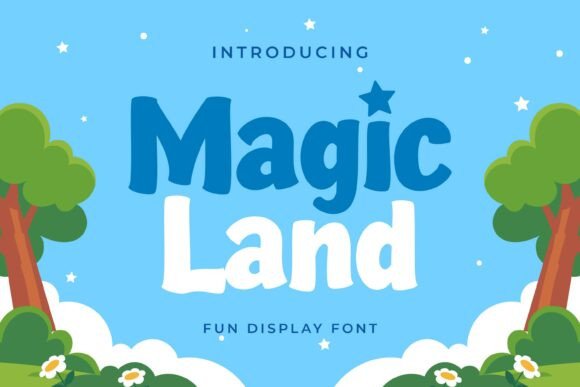 Magic Land: A Whimsical Display Font for Dreamy Designs