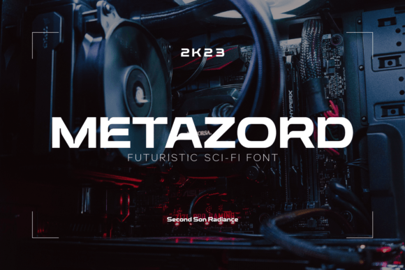 Metazord: A Futuristic Sci-Fi Display Font for Bold Projects