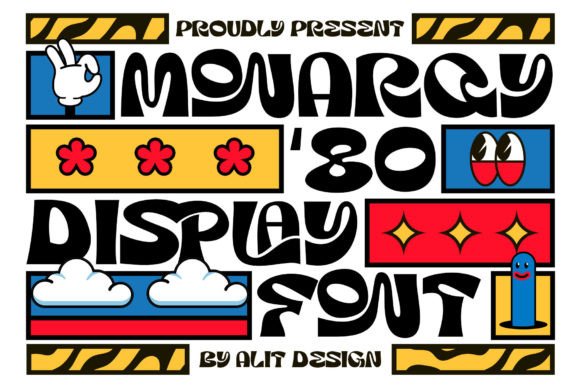 Monarqy: A Funky Retro Font for Modern Designs