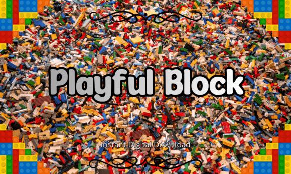Playful Block: A Bold, Chunky Display Font