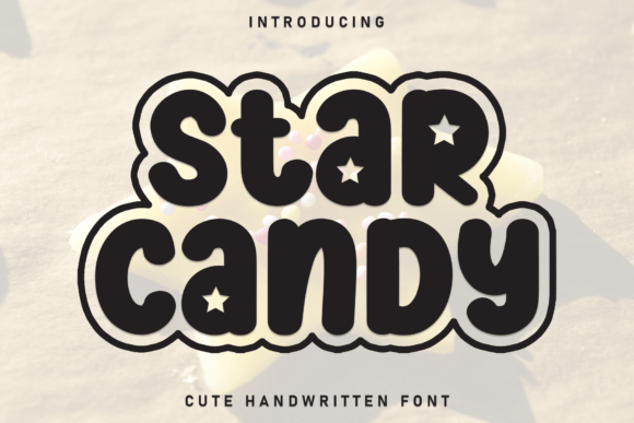 Star Candy: A Sweet Handwritten Font for Whimsical Designs