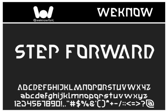 Step Forward: A Bold Techno Font for Modern Design