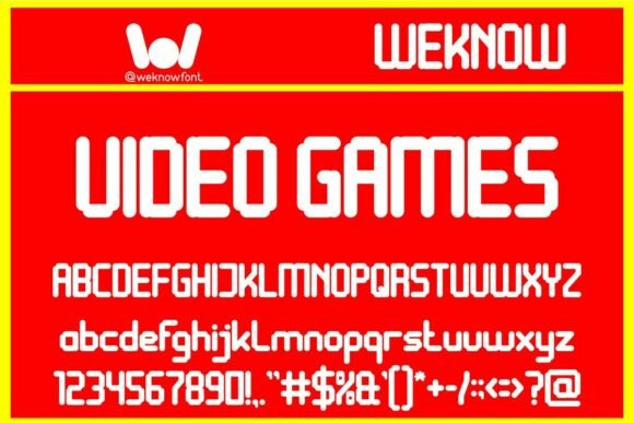 Step Into the Future with Video Games Typeface