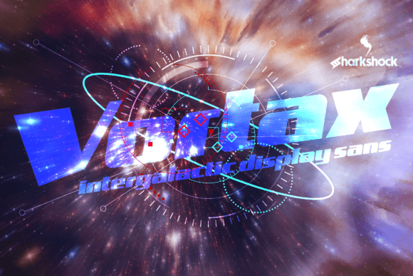 Vortax: A Space-Age Display Font for Bold Designs