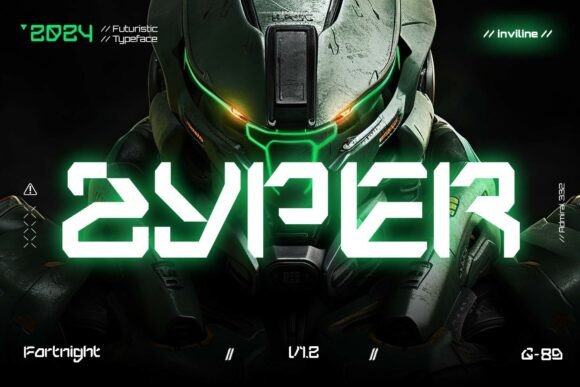 Zyper: The Cyberpunk Typeface for Bold Visual Impact